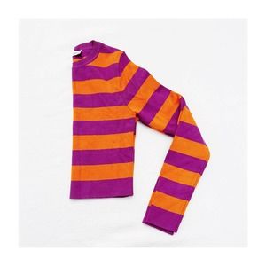 Zara Horizontal Striped  Crew Neck Sweater Top NWOT SZ M